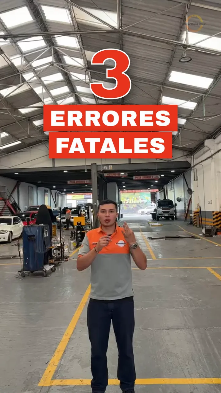 Tres errores fatales