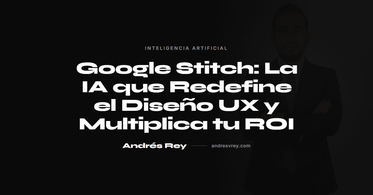 Google Stitch para diseño UX con inteligencia artificial