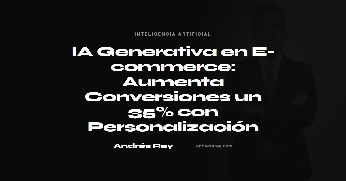 IA generativa en e-commerce para aumentar conversiones