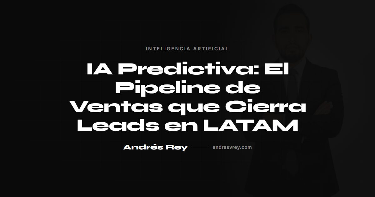 IA predictiva: pipeline de ventas que cierra leads