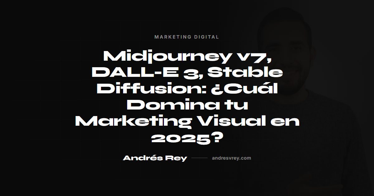 Midjourney vs DALL-E vs Stable Diffusion para marketing visual