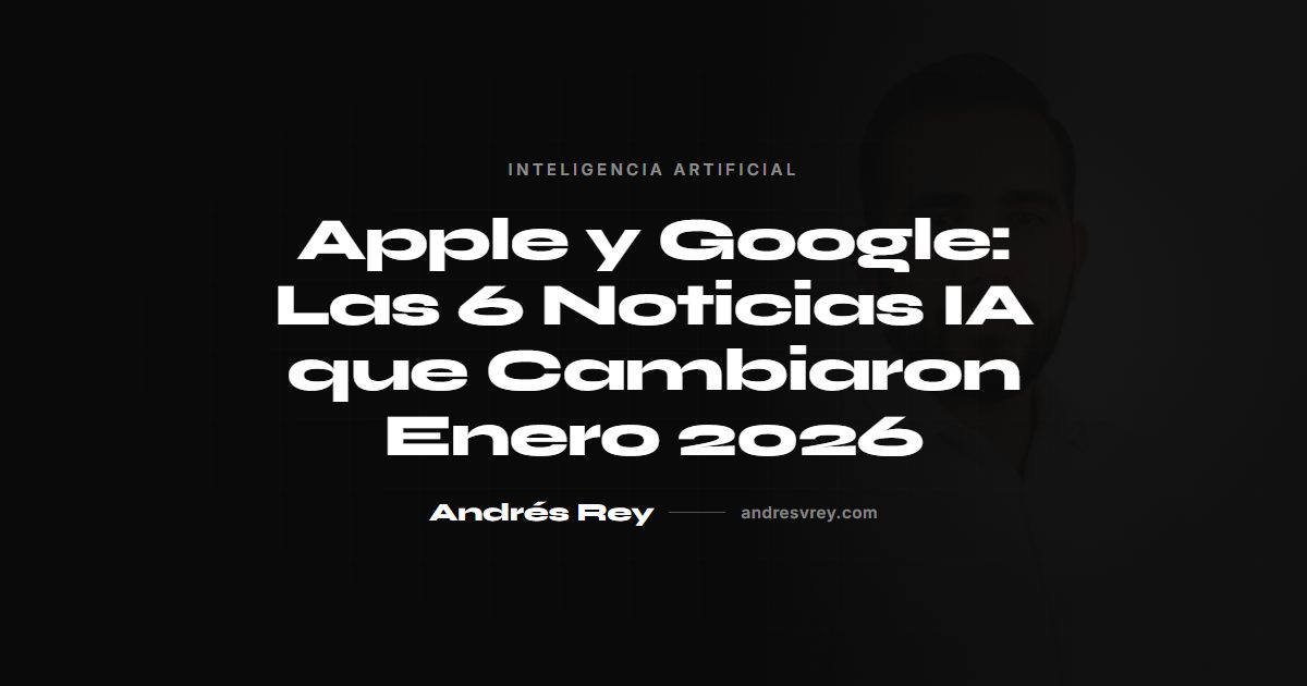 Apple y Google: Las 6 Noticias IA que Cambiaron Enero 2026