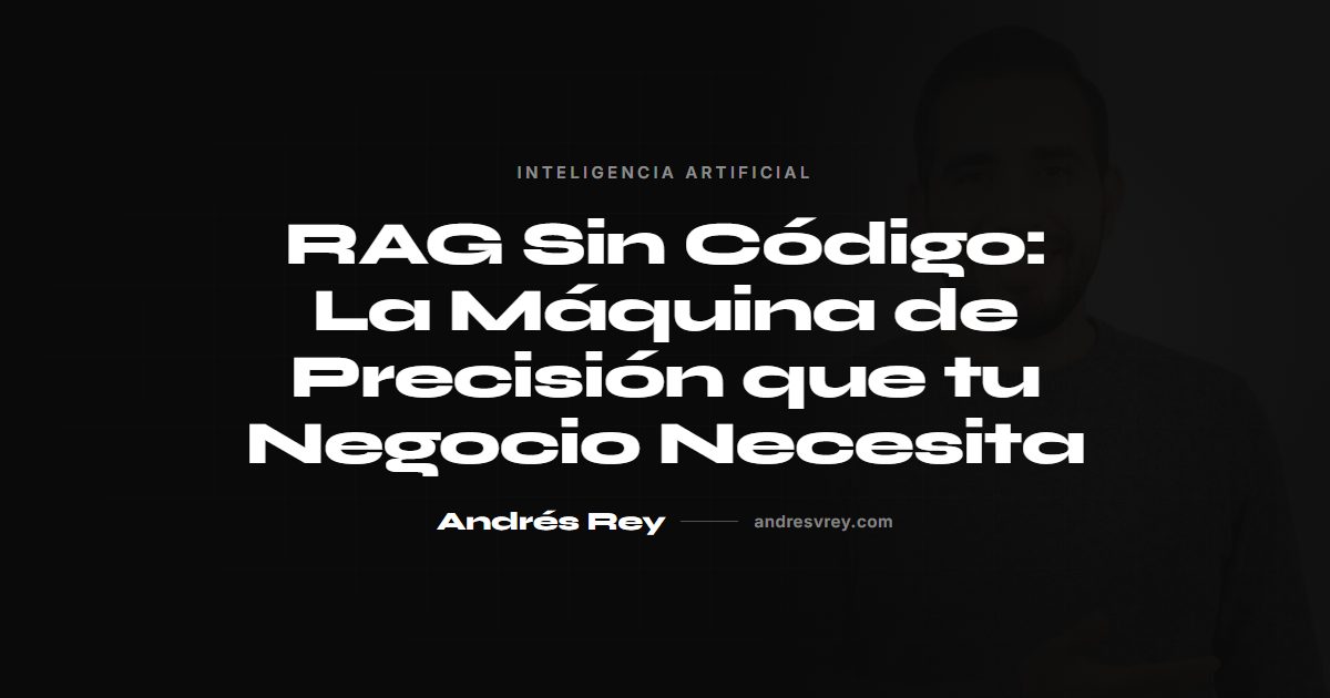 RAG sin código: precisión empresarial con IA
