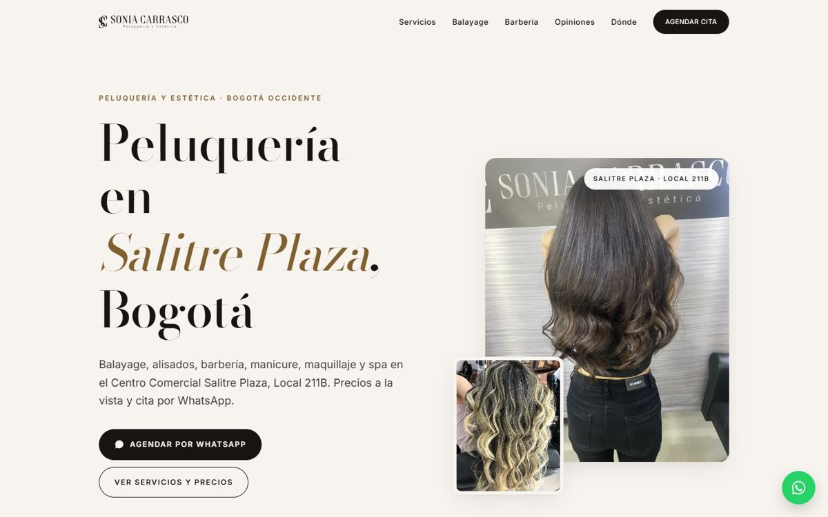 Sitio de Sonia Carrasco publicado